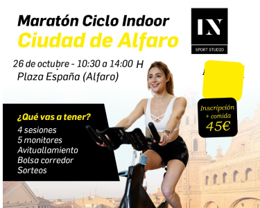 I MARATÓN DE SPINNING CIUDAD DE ALFARO