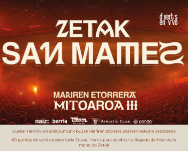 Bidaiak ZETAK San Mamés - 2026ko ekainaren 20a