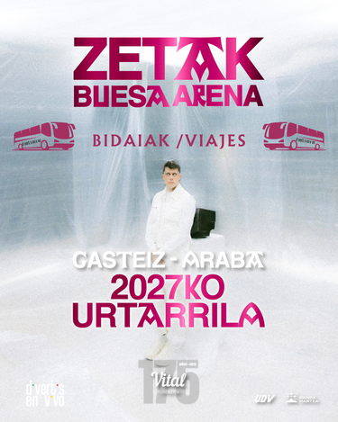 Bidaiak ZETAK Buesa Arena 2027ko urtarrilaren 22a