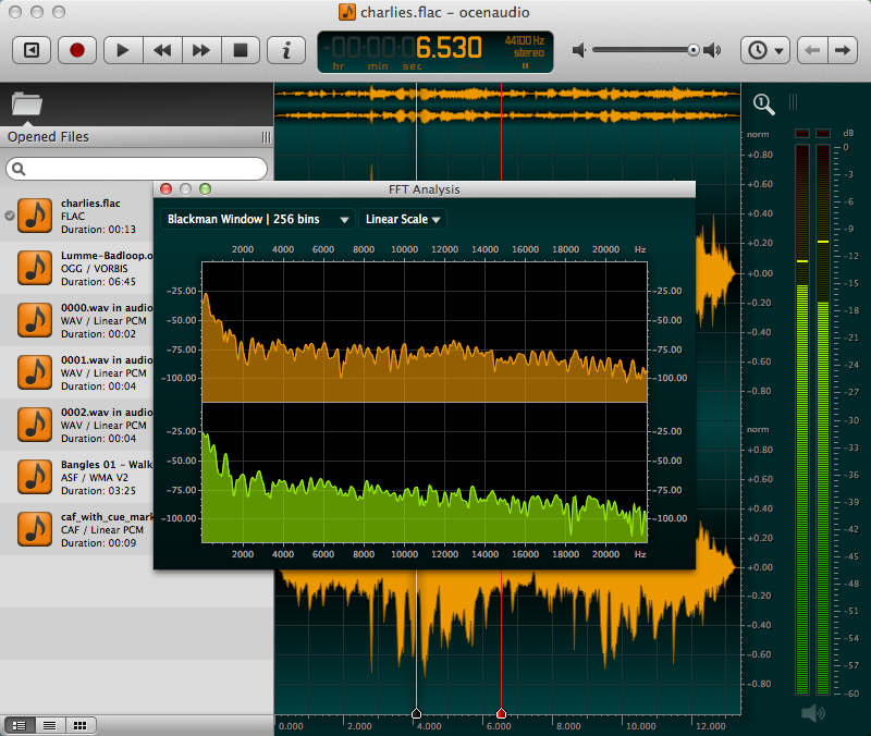 ocenaudio tutorial