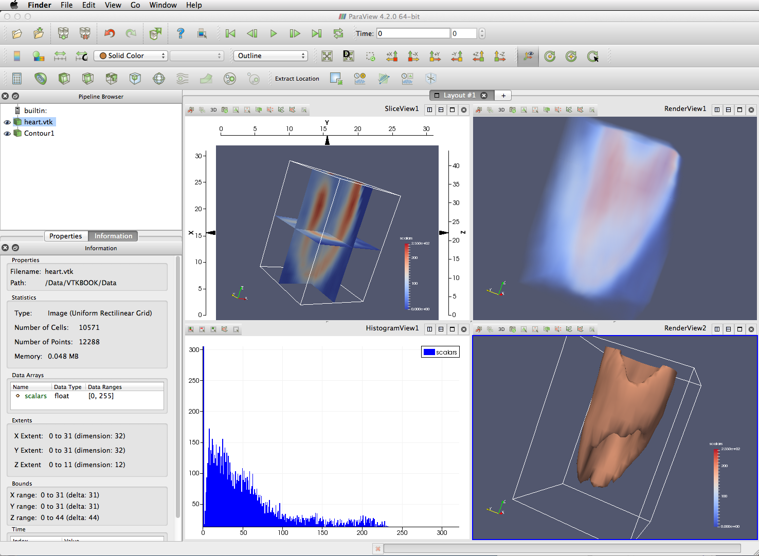 paraview resample with dataset