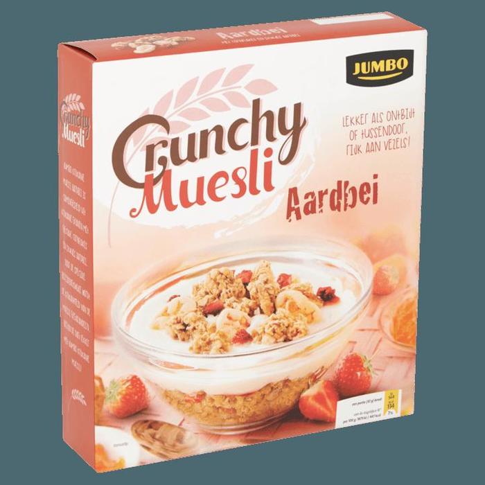 Jumbo Jumbo Crunchy Muesli Aardbei 500g (500g) Questionmark