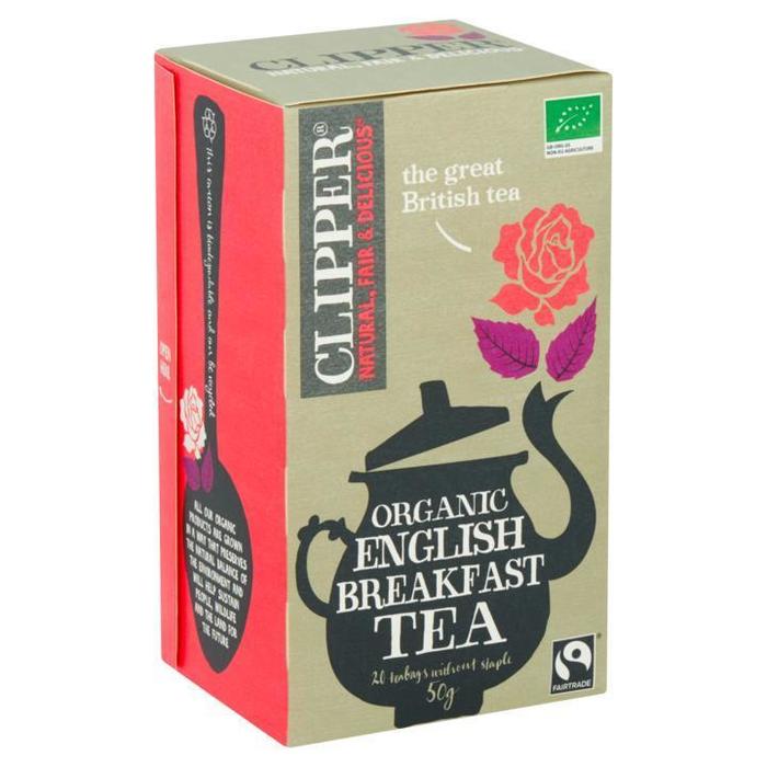 Clipper Organic English Breakfast Tea 20 Zakjes 50 g (20 × 50g)