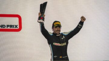 Alonso podium Qatar