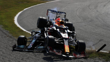 Verstappen Hamilton Monza crash