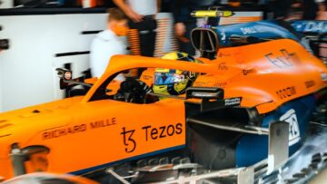 Norris mclaren rusland zaterdag 1