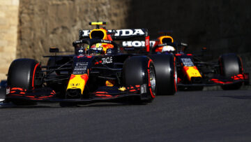 Verstappen Perez Baku