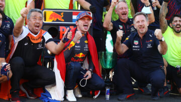 Verstappen Yamamoto Horner Zandvoort