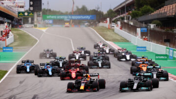 Verstappen Spain Start 2021
