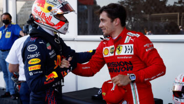 Verstappen leclerc baku