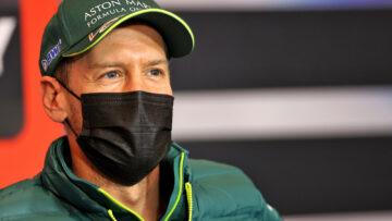 Vettel lach