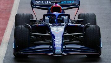 Albon wet Silverstone