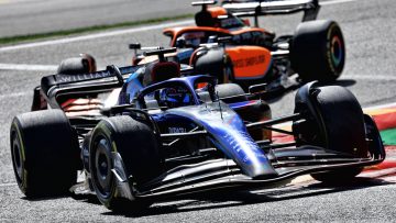 Albon Belgium race
