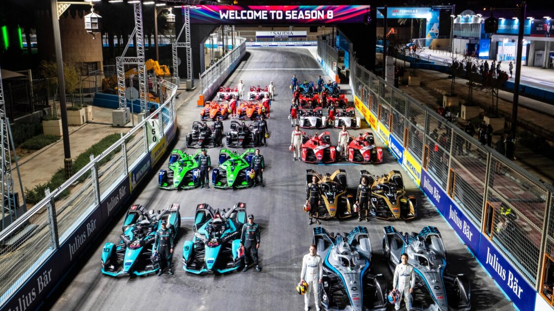 Formula E grid 2022