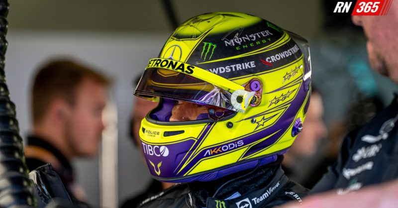 Why Hamilton changed helmet mid-race in 