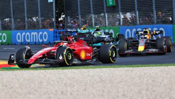 Leclerc Verstappen Hamilton Australia