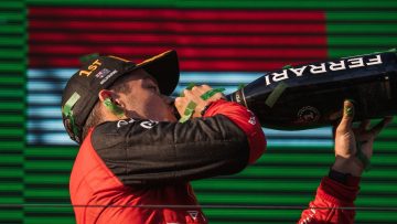 Leclerc podium Australia