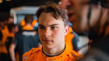 Piastri McLaren Abu Dhabi Test