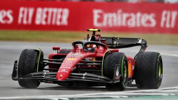 Sainz Silverstone rain