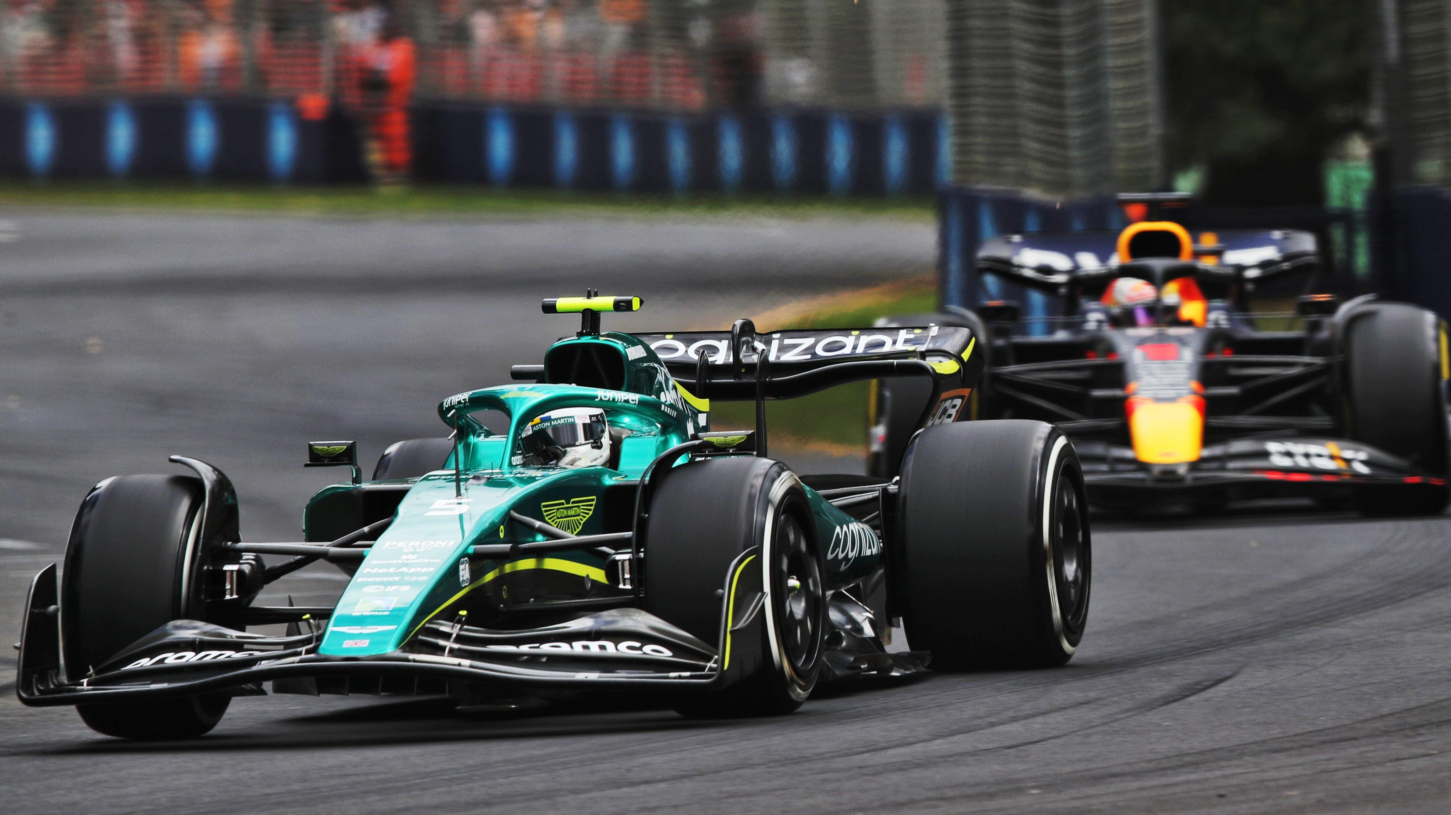 aston martin racing f1 vettel