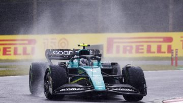 Vettel Japan wet
