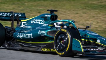 Vettel Barcelona Test