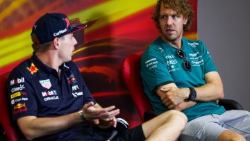Verstappen and Vettel