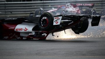 Zhou crash Silverstone