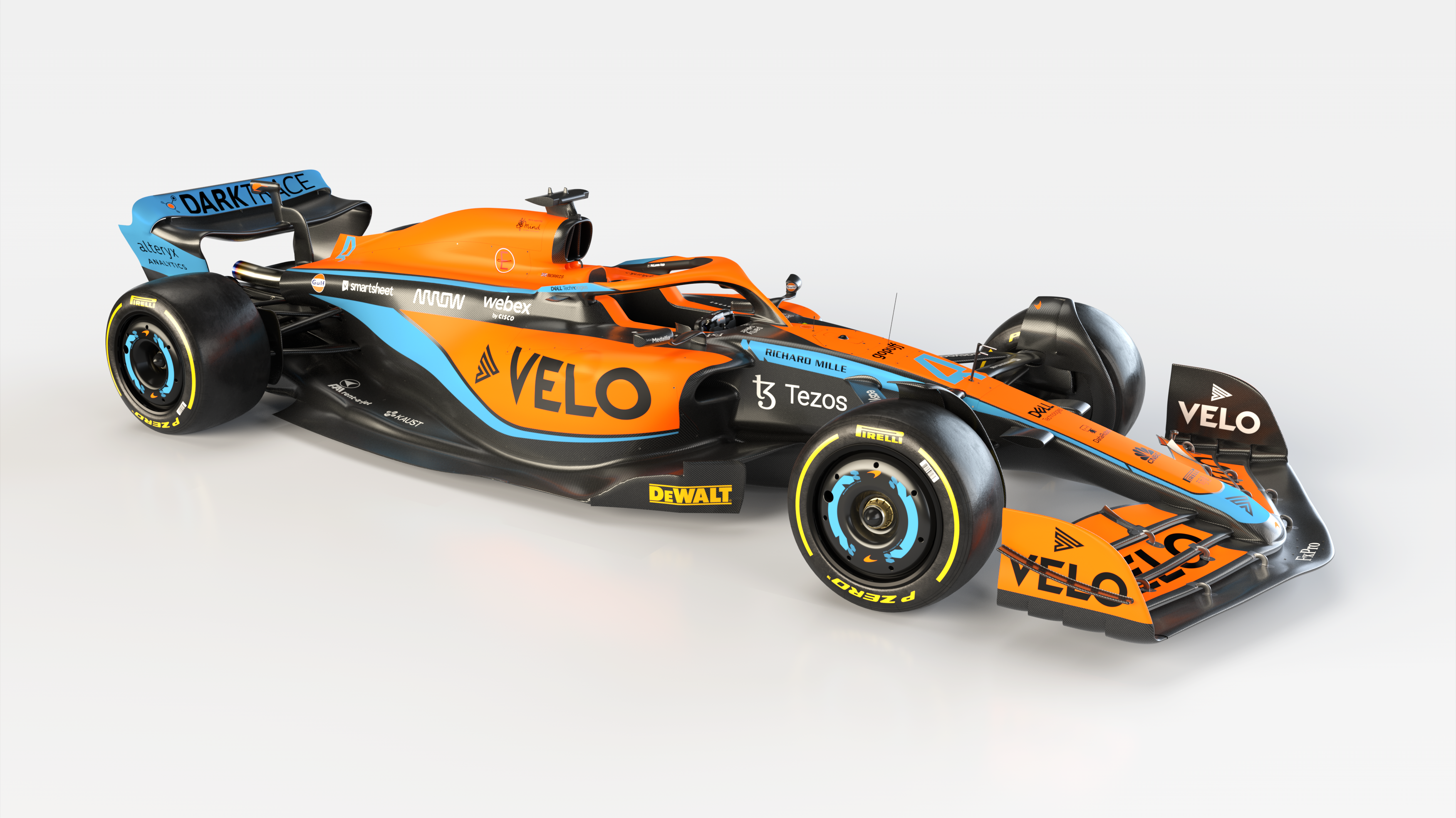 McLaren MCL36 F1 car 
