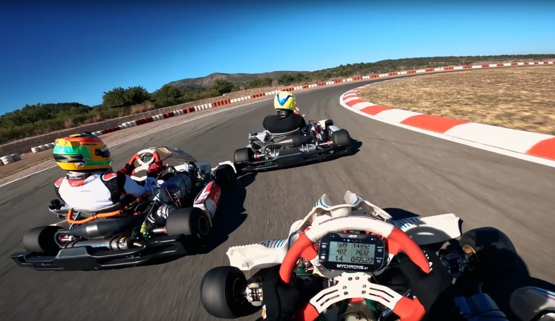 Sainz go karting