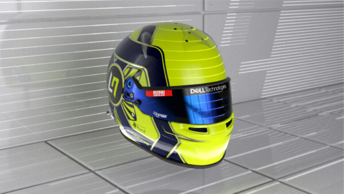 Lando Norris' incredible helmet 