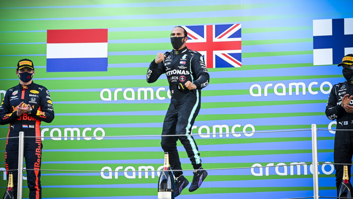 Hamilton winst race spanje