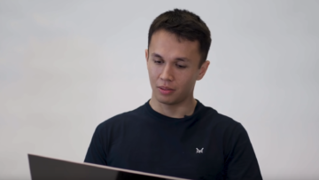 Alex Albon Williams livery reveal screenshot