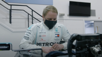 Bottas seat fitting