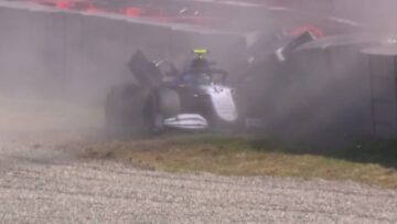Latifi crash screenshot