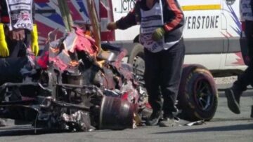 Verstappen crash silverstone