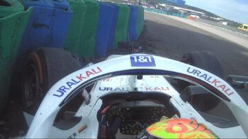Screen Schumacher crash hungary