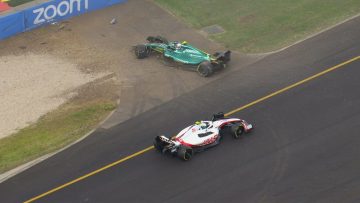 Vettel australia crash screenshot