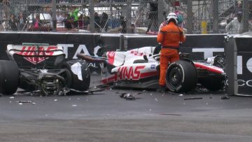Schumacher crash Monaco