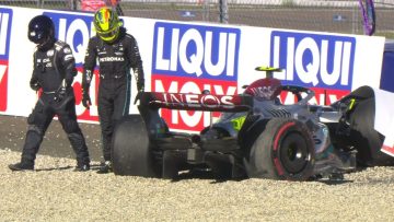 Hamilton crash