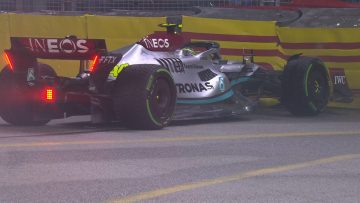 Hamilton crash Singapore