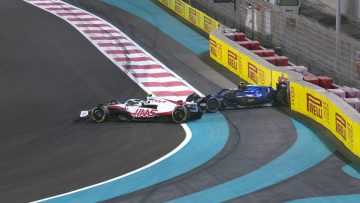 Schumacher Latifi crash Abu Dhabi