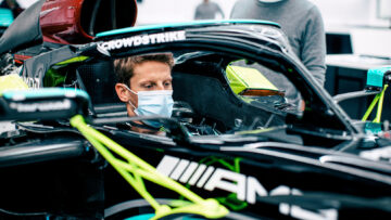 Grosjean Mercedes
