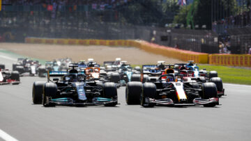 Hamilton Verstappen start 2021 Silverstone