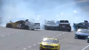 NASCAR Texas 2021 The Big One crash