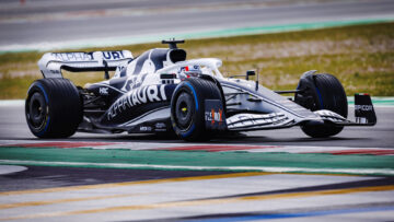 Gasly AT03 shakedown Imola