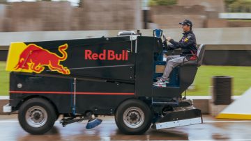Perez on a Zamboni