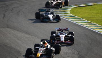 Verstappen Magnussen Russell Sainz Sprint Brazil 2022