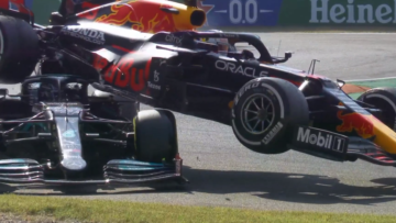 Verstappen Hamilton Monza crash