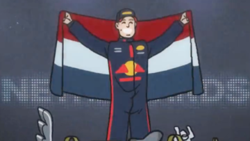 Max Verstappen cartoon